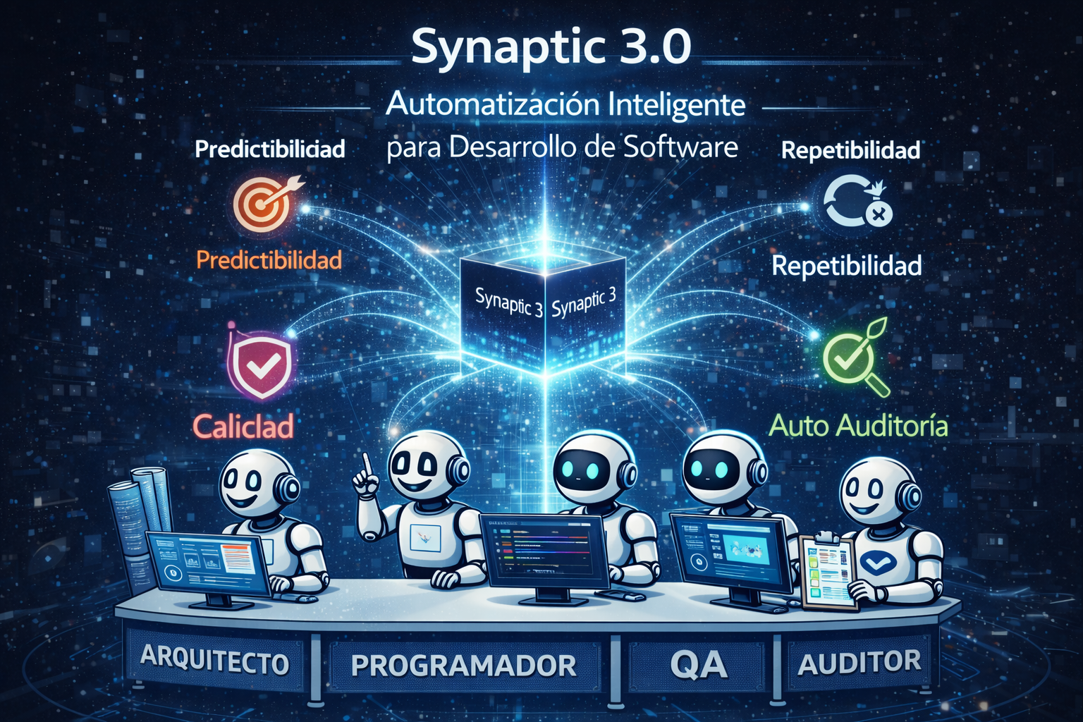 Equipo de agentes diseña, planifica, implementa y despliega